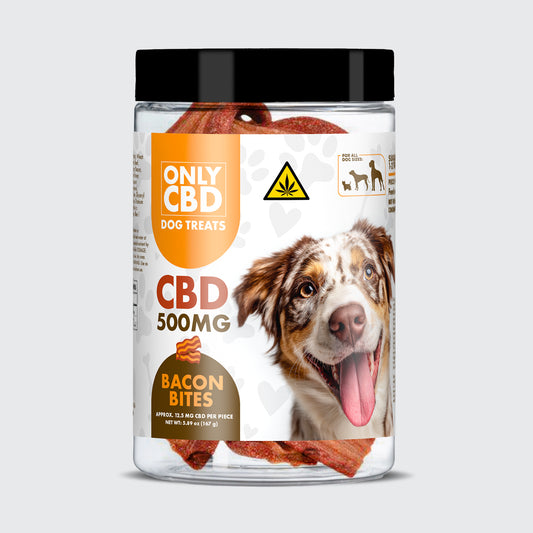 OnlyCBD CBD Dog Treats 500MG - Bacon Bites