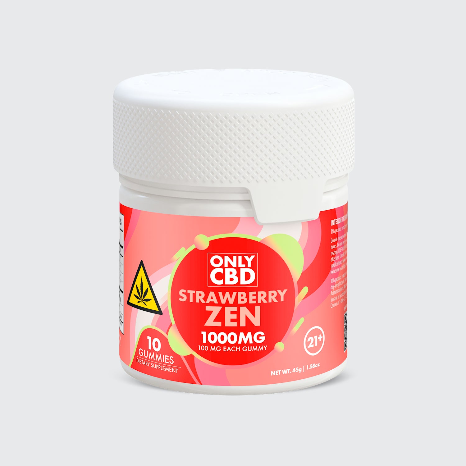 OnlyCBD CBD Gummies 1000MG - Strawberry Zen