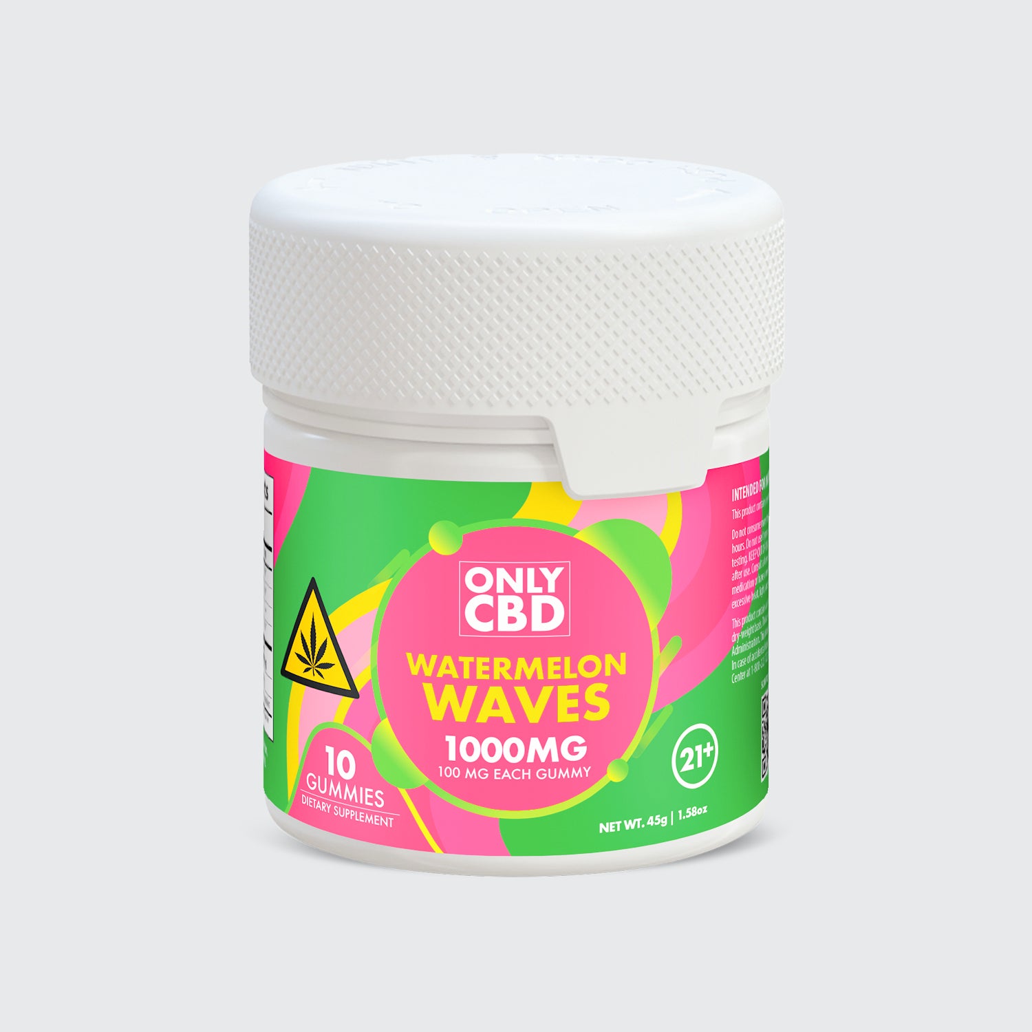 OnlyCBD CBD Gummies 1000MG - Watermelon Waves