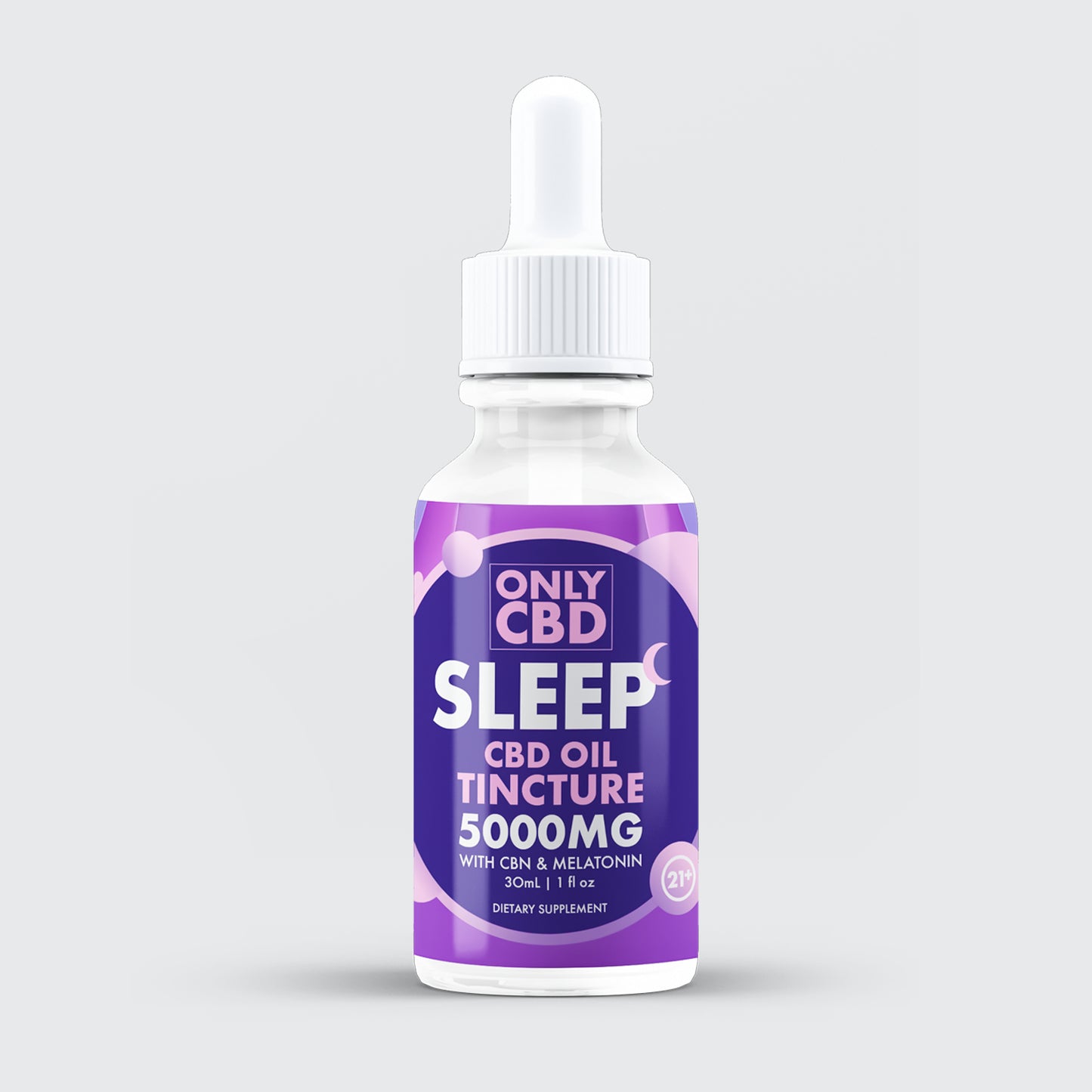 OnlyCBD CBD Oil Tincture 5000MG - Sleep (with Melatonin)