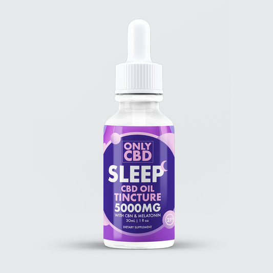 OnlyCBD CBD Oil Tincture 5000MG - Sleep (with Melatonin)
