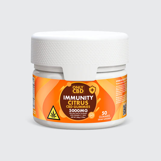 OnlyCBD CBD Gummies 5000MG - Immunity Citrus