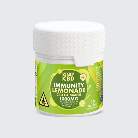 OnlyCBD CBD Gummies 1000MG - Immunity Lemonade