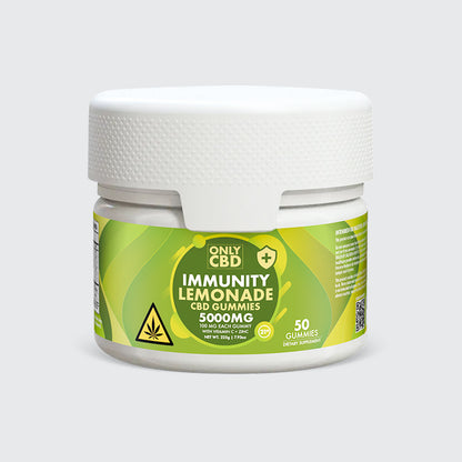 OnlyCBD CBD Gummies 5000MG - Immunity Lemonade