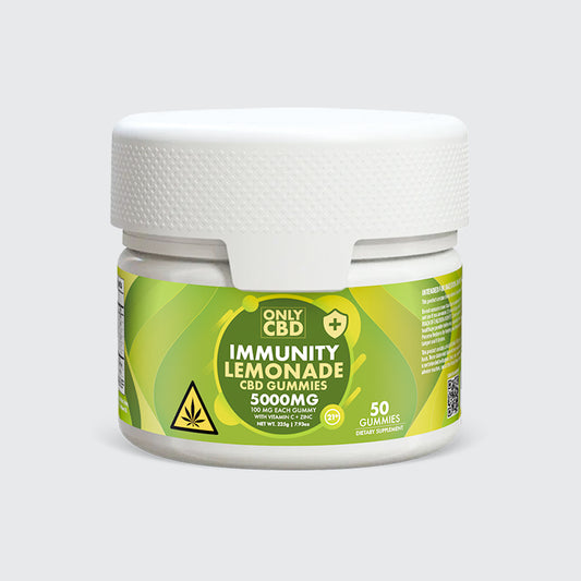 OnlyCBD CBD Gummies 5000MG - Immunity Lemonade
